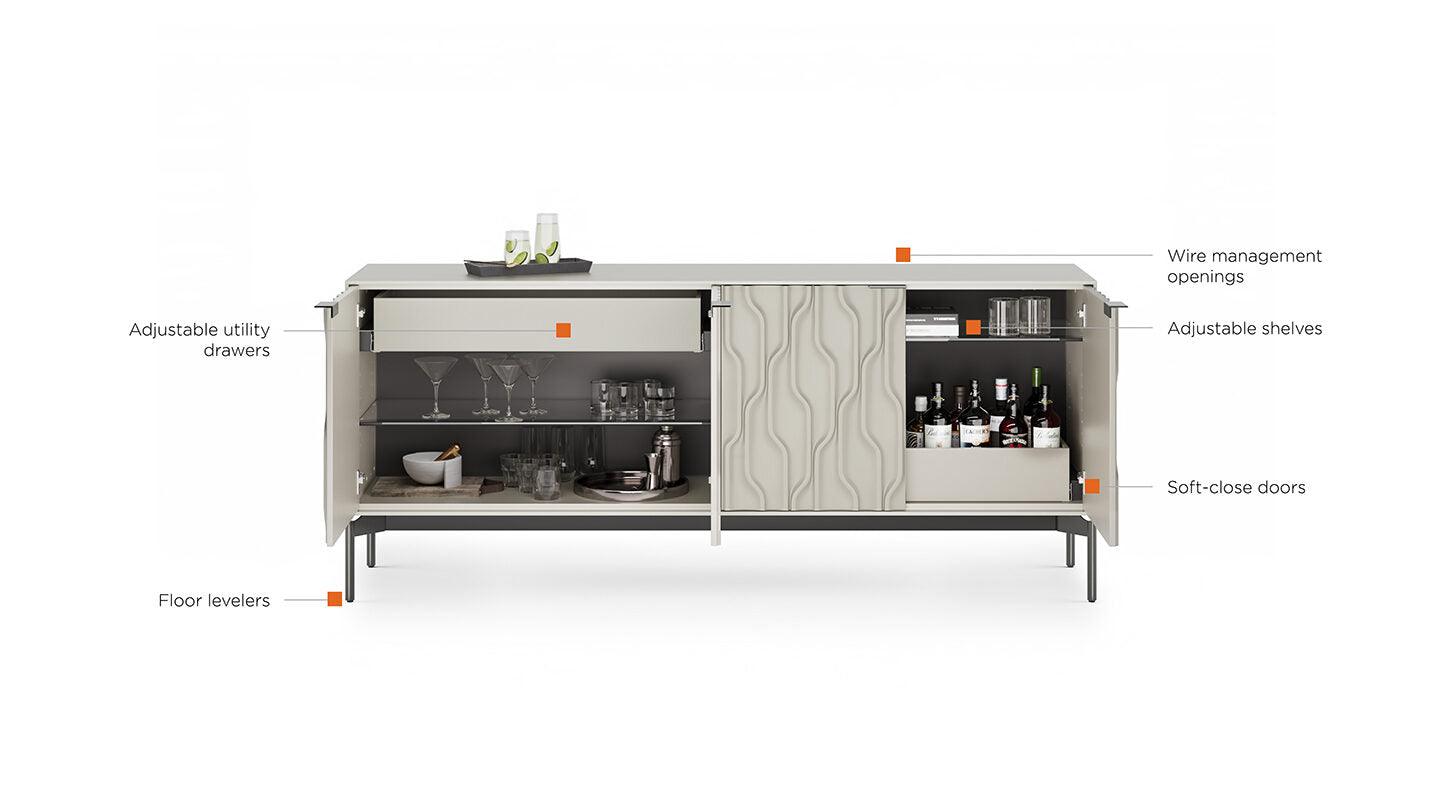 Mesa Credenza - F2 Furnishings