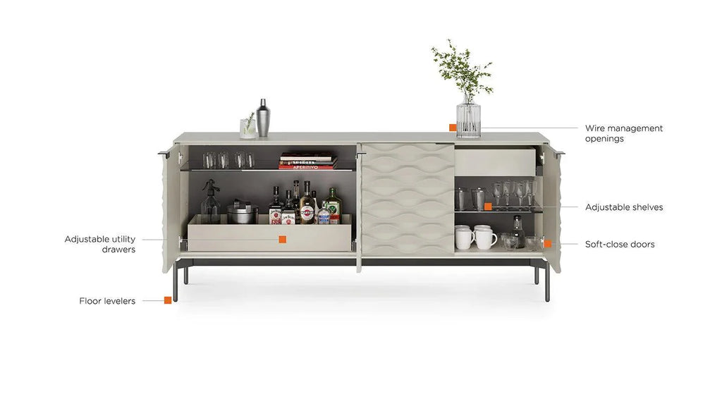 Ripple Credenza - F2 Furnishings
