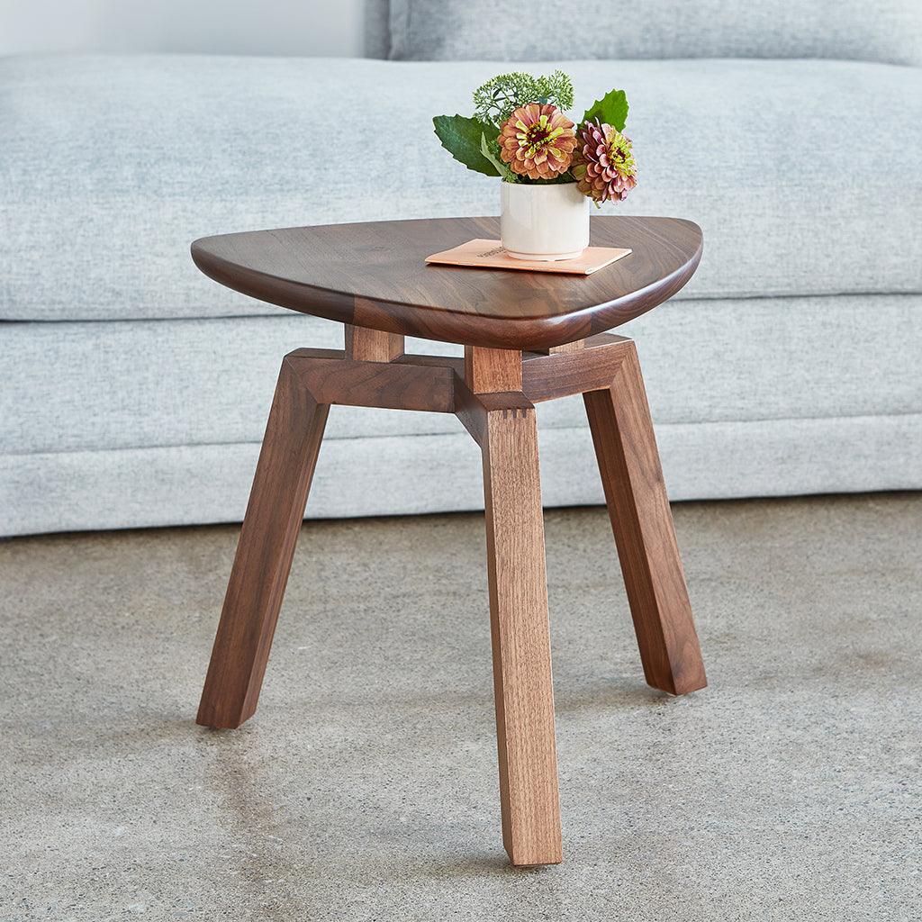 Solana Triangular End Table - F2 Furnishings